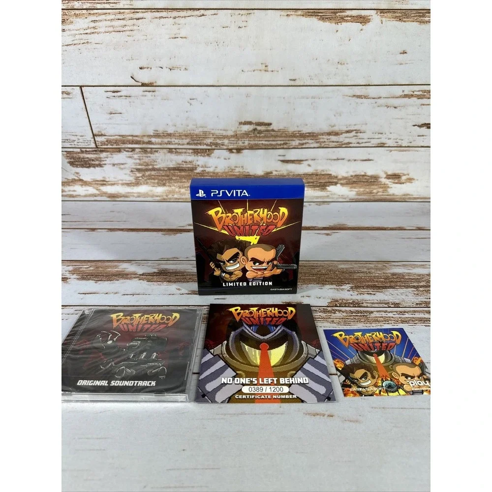 Brotherhood United PS Vita 2020 CD and Case Only No Game Used